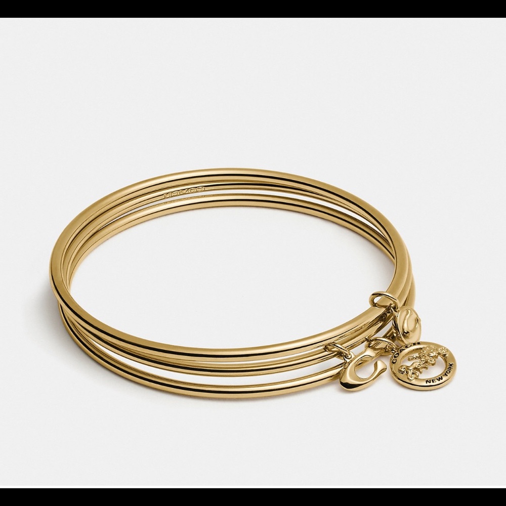 Coach 3 piece bracelet set